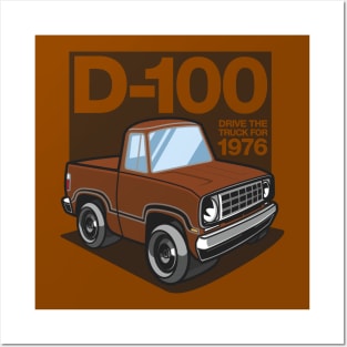 D100 - 1976 (Bright Tan Iridescent) Posters and Art